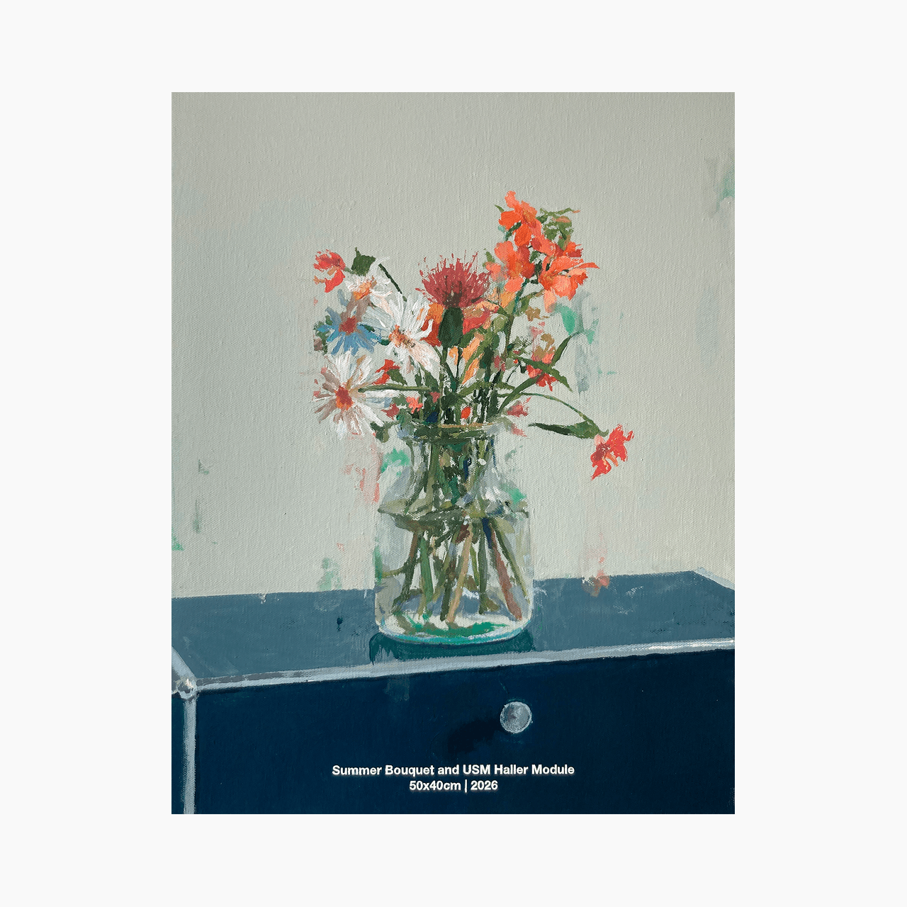 SUMMER BOUQUET AND USM HALLER MODULE